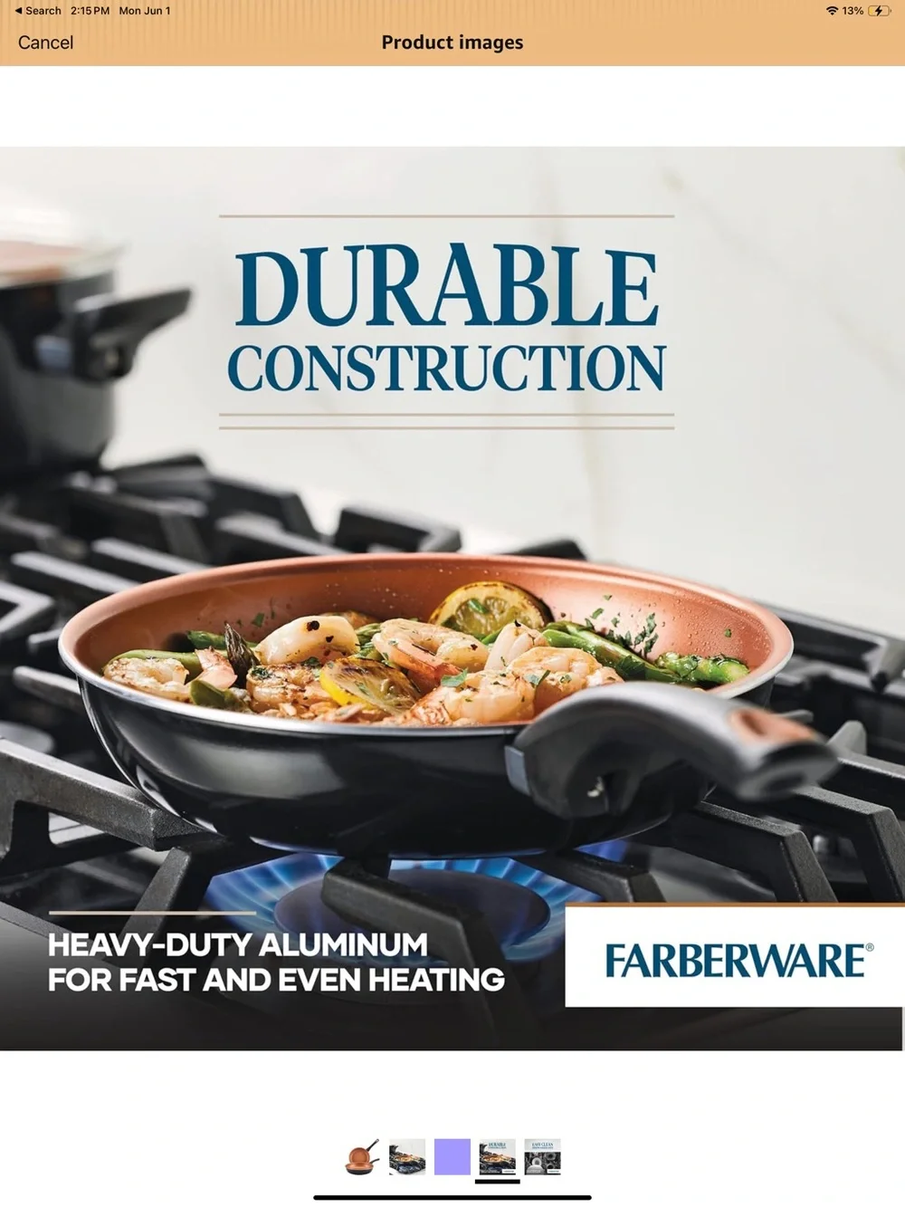Farberware Nonstick Frying Pans (Set of 2)